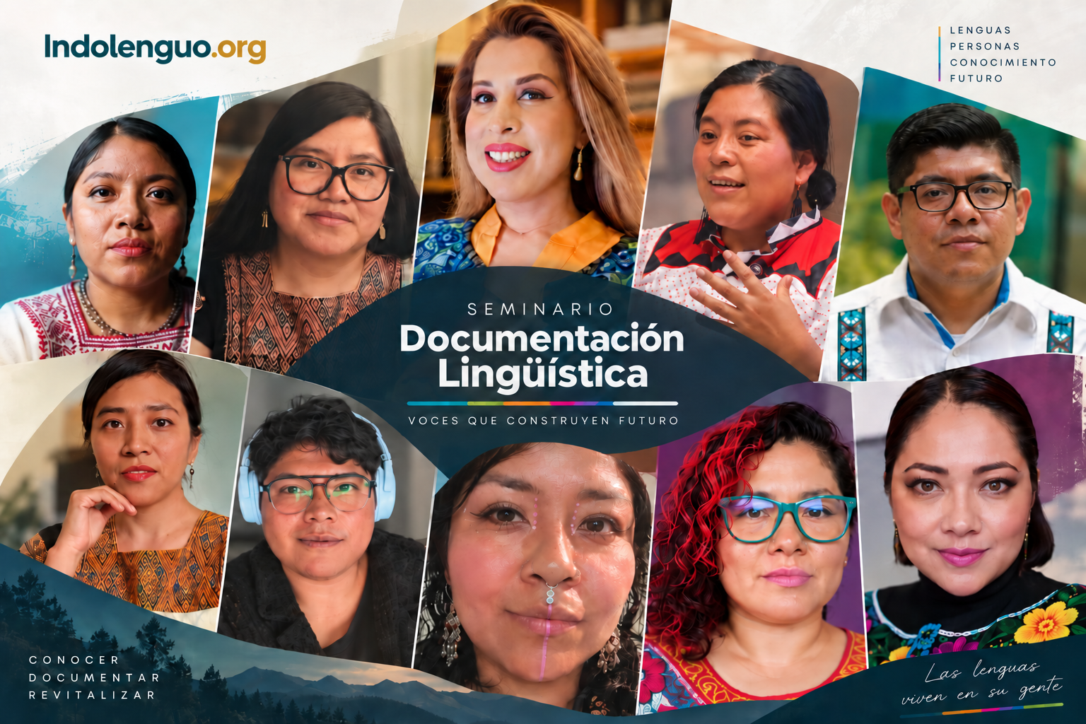 Cartel de la ponencia Pragmática de las construcciones pasivas en garífuna, de Elvia María Salinas
